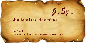 Jerkovics Szeréna névjegykártya